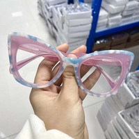 Montures de lunettes en acétate à bas prix, transparentes, vente chaude, montures de lunettes œil de chat, protection des yeux, lunettes optiques, livraison rapide