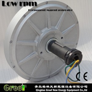 Générateur à flux axial PMG 10 KW 300 RPM, haute densité de puissance, tension personnalisable pour réseau rural - Product Image 6