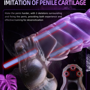 SHAZ Funda de Silicona Hueca con Forma de Dragón para Pene, Retrasa la Eyaculación, Alarga el Pene, Funda para Pene, Juguetes Sexuales para Parejas - Product Image 4
