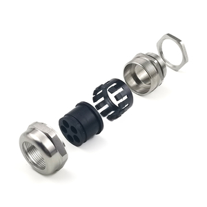 Presse-étoupe en acier inoxydable pour câbles multiconducteurs M16 2 trous IP68 - Product Image 2