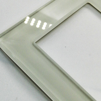 Pabrik Panel kaca dinding kustom dekorasi kaca lembaran datar bening penggunaan tenaga surya struktur Solid tanaman pengolahan kaca Tempered