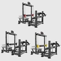 Équipement d'entraînement des hanches Brightway avec plaques de poids, machine à poussée des hanches 3D Glute Drive, entraîneur multi-hanches et jambes avec machine Smith