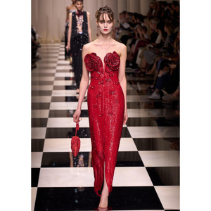 Elegant Styles for Business Buyers: Premium red long sequin dress Collection Elegant Styles for Business Buyers: Premium red long sequin dress Collection