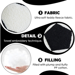 <span class=keywords><strong>Coussin</strong></span> décoratif en peluche de haute qualité en forme de ballon de football, <span class=keywords><strong>coussin</strong></span> rond esthétique pour canapé et chambre à coucher - Product Image 3