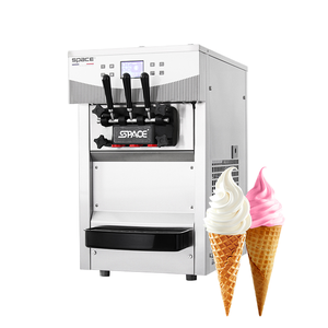 Machine à glace molle de table, 2+1 saveurs, petite taille commerciale, homologuée CE ETL pour les cafés - Product Image 2