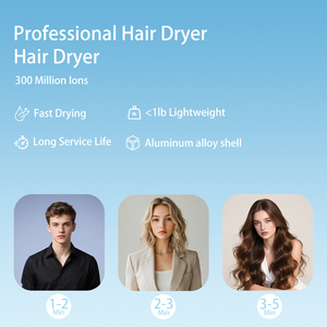 Sèche-cheveux ionique pliable mains libres, léger et haute vitesse, portable pour usage professionnel en hôtel et salon - Product Image 5