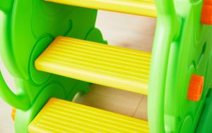 Hot bán Dễ dàng cài đặt trong nhà đôi Toddler nhựa <span class=keywords><strong>Slide</strong></span> đu đa-màu sắc trẻ em của thiết bị sân chơi - Product Image 6