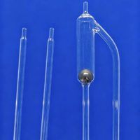 Tube en quartz de silice fondue de haute pureté sur mesure, en forme de U, pliable et soudable, pour usage en laboratoire