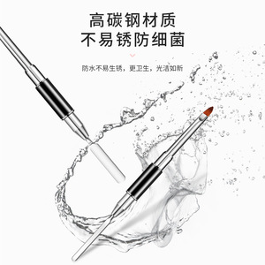 Double-ended, two-in-one <b>gel</b> <b>nail</b> art <b>pen</b> with color mixing, <b>gel</b> applicator, and embossing tool; multi-functional <b>nail</b> art <b>pen</b> - Product Image 2