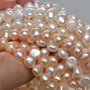 ไข่มุกน้ำจืดออโรร่า AAAAA ขนาด 9-10 มม. รูปทรงบาร็อคเต็มเม็ด แบบหลวม  ไข่มุกธรรมชาติ  คืนสินค้าทางเรือ - Product Image 2