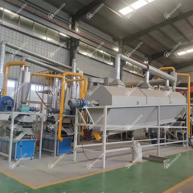 Planta de línea de producción de máquina de reciclaje de batería de litio residual completamente automática