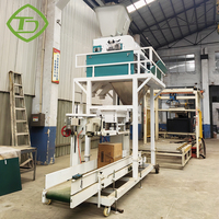 Machine de conditionnement d'engrais intelligente Balance de remplissage et de pesée de sacs de 10 à 50kg entièrement automatique pour la production en usine