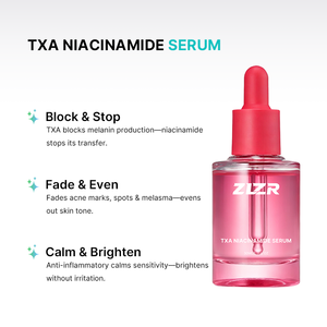 Soin de la peau à l'acide hyaluronique 10+ TXA Glow Glass Skin Serum 4% d'acide tranexamique 10% de niacinamide Liquide pour le visage 30mL Vegan Cruelty-Free - Product Image 2