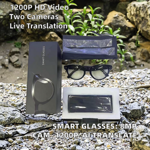 Gafas Inteligentes V03-T6/V03-T5 con Cámara Dual de 8MP, Control Táctil, Grabación de Video 1200P, Antivibración, Traducción por IA y Navegación AR - Product Image 2