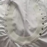 Capes de barbier professionnelles avec col en silicone, logo personnalisé, robe de barbier, cape de coupe de cheveux, cape de coiffure, cape de salon de coiffure