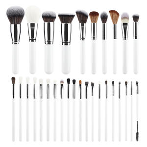 HMU 30 pinceaux <span class=keywords><strong>de</strong></span> maquillage synthétiques et à poils naturels pour fond <span class=keywords><strong>de</strong></span> teint, poudre, fard à paupières, estompage et contour – Kit complet pour maquilleurs professionnels - Product Image 2