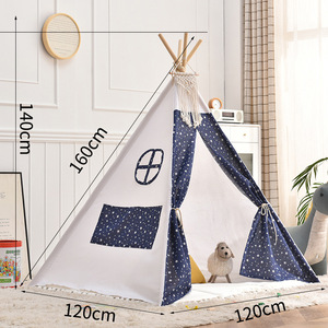 <span class=keywords><strong>Tenda</strong></span> da Gioco per Bambini in Cotone e <span class=keywords><strong>Lino</strong></span> a Strato Singolo per Interni, Personalizzabile, per Decorazioni Fotografiche di Neonati - Product Image 4