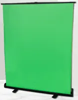 Ground Pull Screen Display Frame 1.5 * 2m With Green Screen Matting Image Shooting Live Background Frame Wholesale And Retail