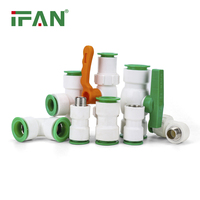 Raccords PPR en gros IFAN Plomberie PN25 ASTM F2389 PPR Quick Connect Tee Elbow Socket Raccords PPR
