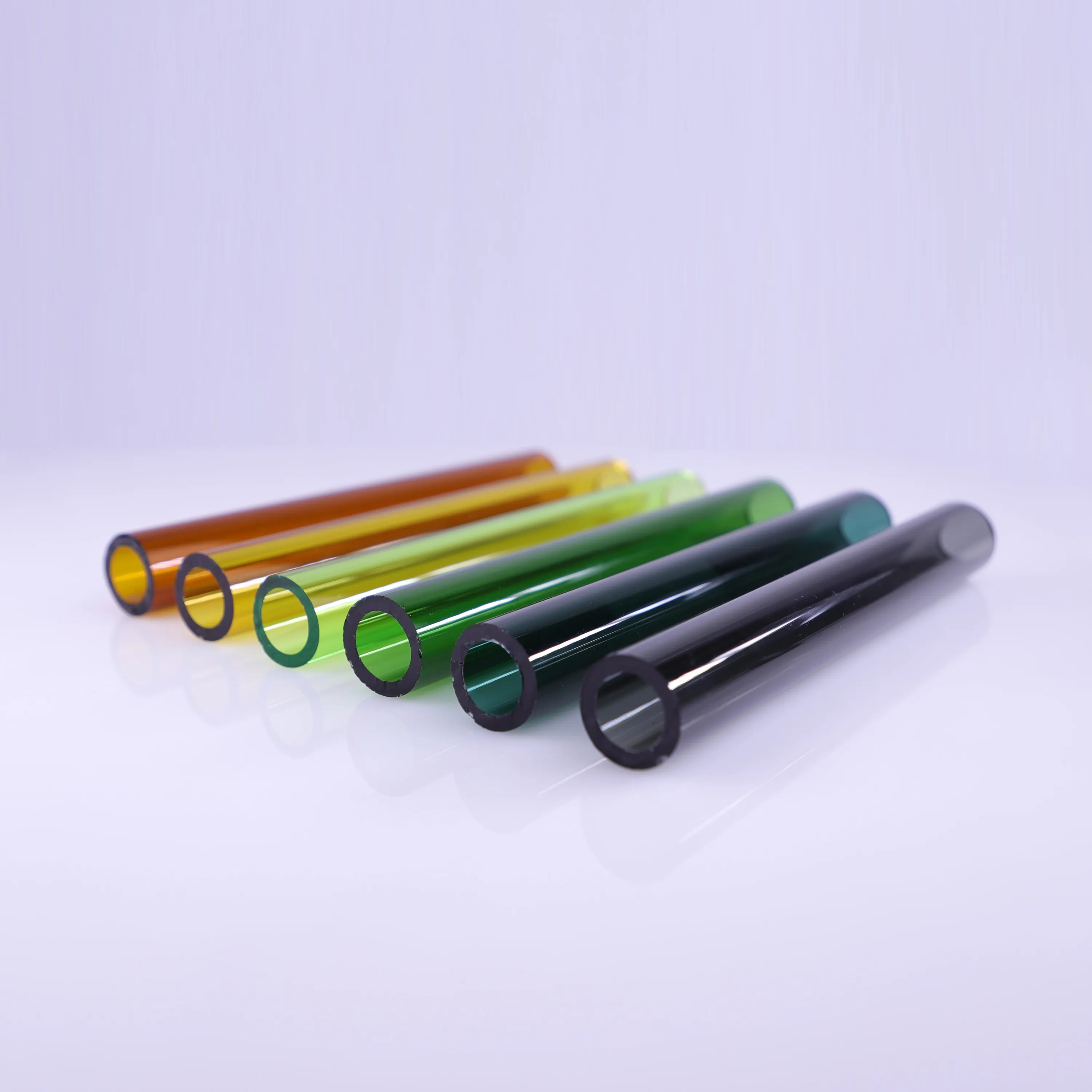 Factory wholesale custom transparent glass culture tubes decorative metal tubing