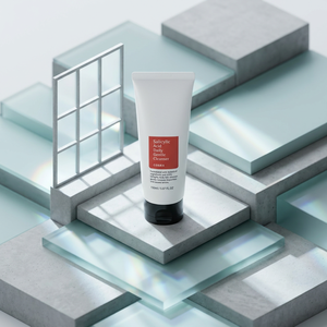 Nettoyant visage quotidien doux à l'acide salicylique, soin coréen K-Beauty pour le soin des pores - Product Image 1