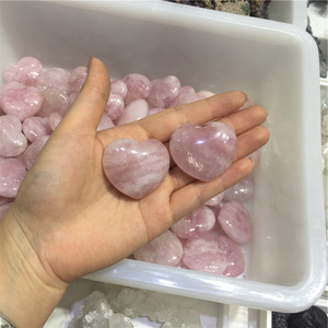 Оптовая цена, кварц, роза, кварц, хрусталь, сердца, драгоценный камень, сердца - Product Image 2