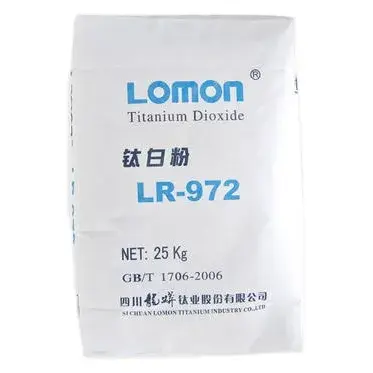 Chất lượng cao giá rutile lớp titanium dioxide LR 972 ngành công nghiệp Titanium Dioxide nhà máy sử dụng trong PVC cao Masking độ bóng cao