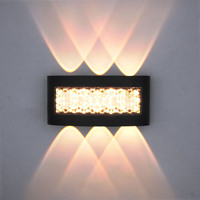 Lampe murale LED extérieure certifiée ETL 10W/8W/6W AC85-265V, étanche, éclairage de jardin, éclairage de cour, lumière décorative pour mur extérieur