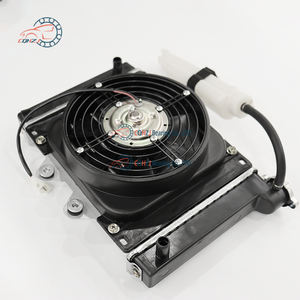 Radiatore di Raffreddamento <span class=keywords><strong>Olio</strong></span> in Alluminio a Tre Fori per Motore 250CC 300cc, Universale per Moto, ATV, UTV, Triciclo, Alta Qualità CQHZJ - Product Image 4