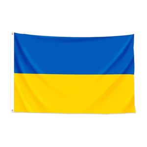Entrega Rápida, Bandera Azul y Amarilla de 3x5 pies, Venta al por Mayor, 100% Poliéster, 90x150cm, Bandera Nacional de Ucrania - Product Image 1