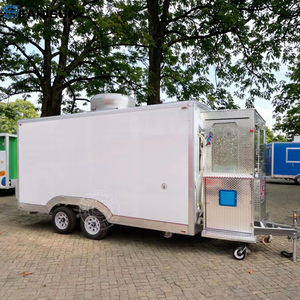 220V di động nhà bếp thực phẩm Xe tải Trailer cho đồ ăn nhẹ như bánh mì kẹp thịt Pizza tacos gà rán Xúc Xích cà phê tươi từ vỉ nướng - Product Image 2