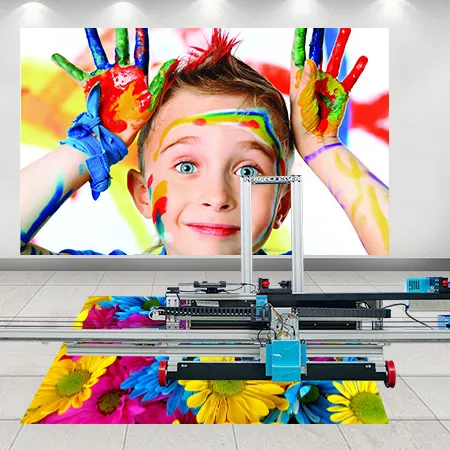 Perfect Laser-stampante da pavimento 3D nuovi arrivi Business 9600 dpi UV Parking Space Floor Painting Machine per Graffiti da pavimento