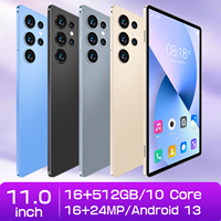 Tablette Android 4G Wi-Fi 11 pouces à prix abordable, directement de l'usine, avec fonction d'appel, grande mémoire, double SIM, mini-ordinateur intelligent