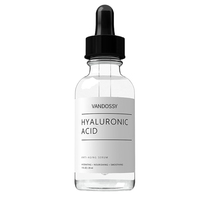 Sérum à l'acide hyaluronique en marque blanche, liquide organique, vitamine C, soin de la peau, sans parfum, hydratant, anti-âge, visage, ODM
