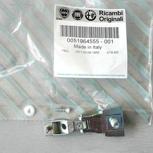 Kit de réparation de poignée de porte Alfa Romeo 147GT Fiat 500, pièce de rechange pour charnière extérieure 51964555, fer argenté - Product Image 3