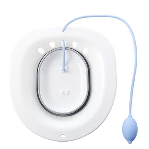 Bassin de toilette et de bain 2 en 1 en acier inoxydable avec douche à vapeur Yoni et tablette de lavage des mains pour salle de bain WC - Product Image 1