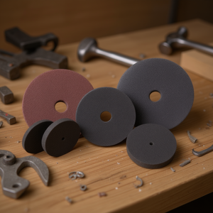 Disques de ponçage Ttake 150x3 mm, tampons abrasifs HD Dura pour le polissage du bois et du métal - Product Image 3