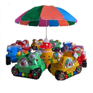 Outdoor Playground Different Shapes of Seats with Lights Children <b>Carousel</b> <b>Horse</b> Rotating Amusement Rides - Product Image 2