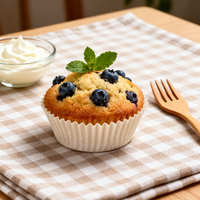 Emballages pour cupcakes en papier de qualité alimentaire, non toxiques, multi-tailles, résistants à la chaleur, écologiques, jetables, adaptés au micro-ondes, faciles à utiliser
