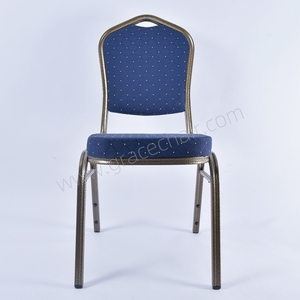 Cadeiras de Evento para Festas e Casamentos Duráveis com Capa de Poliéster Metal Ferro Aço Aluguel Cadeira de Banquete Vermelha Azul - Product Image 2