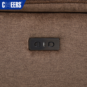 MANWAH CHEERS-Sofá reclinable tapizado de tela eléctrica para cine en casa, sofás populares de <span class=keywords><strong>4</strong></span> <span class=keywords><strong>plazas</strong></span> con consola y USB para el hogar - Product Image 5