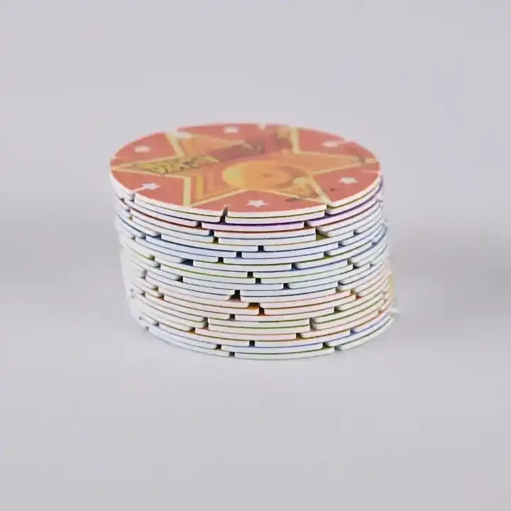Carte di plastica per la promozione dell'azienda alimentare personalizzabili Tazo 3d Puzzle Card Pp Tazo Card