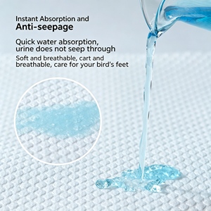 Papier de Doublure Essentiel pour Cage à Oiseaux – Nettoyage Quotidien des Animaux de Compagnie – Tapis de Base Premium Doux et Épais – Conception Respirante et Ventilée Anti-Poussière - Product Image 3