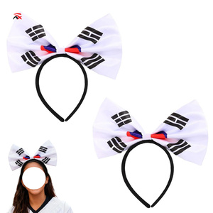 Benvenuti 2026: Fascia per capelli da donna con fiocco, bandiera nazionale USA Messico Canada, per tifosi di calcio, eventi sportivi, <span class=keywords><strong>regalo</strong></span> - Product Image 4