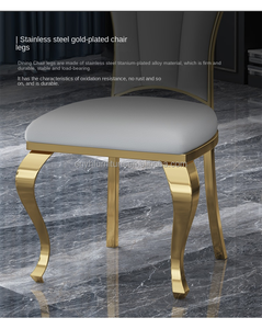 Europeo Golden Knocker leone ha dipinto immagini di <span class=keywords><strong>bianco</strong></span> <span class=keywords><strong>tavolo</strong></span> da pranzo <span class=keywords><strong>e</strong></span> sedia sedia da pranzo sedia nera - Product Image 5