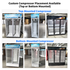 Enfriador Vertical de Bebidas con Puerta de Vidrio para Supermercado, Exhibidor de Bebidas con Puerta de Vidrio, Refrigerador <span class=keywords><strong>Coca</strong></span>-Cola - Product Image 6