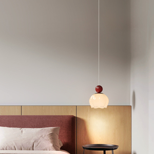 Modern Metal Pendant <b>Light</b> with Glass <b>Shade</b> Cold <b>White</b> LED Living Room <b>Ceiling</b> Lamp Sensor Control 3500K 3-Year Warranty - Product Image 3