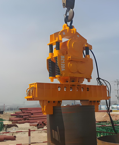 Martillo Vibrador Eléctrico e Hidráulico JOVE para la Construcción, Prensado de Pilotes y Postes de Cercas, con 1 Año de Garantía - Product Image 4