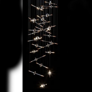 モダンレトロなヨーロピアンLEDペンダントライト、高さ調節可能＆簡単設置、グローバル貿易輸出市場向け - Product Image 3