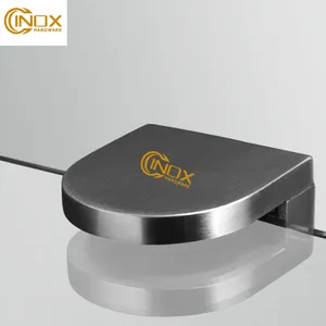 Kẹp Kính Inox Kẹp Kính 316 Hình Chữ D Tròn Đường Ray Bằng Thép Không Gỉ